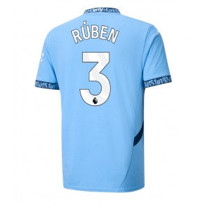 Billiga Manchester City Ruben Dias #3 Hemmatröja 2024-25 Kortärmad